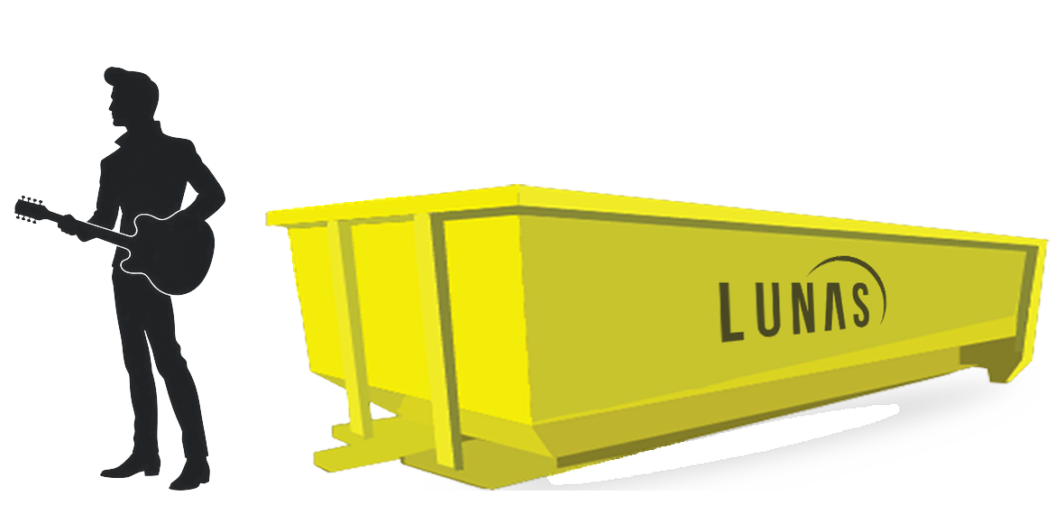 Lunas 20-yard roll-off dumpster