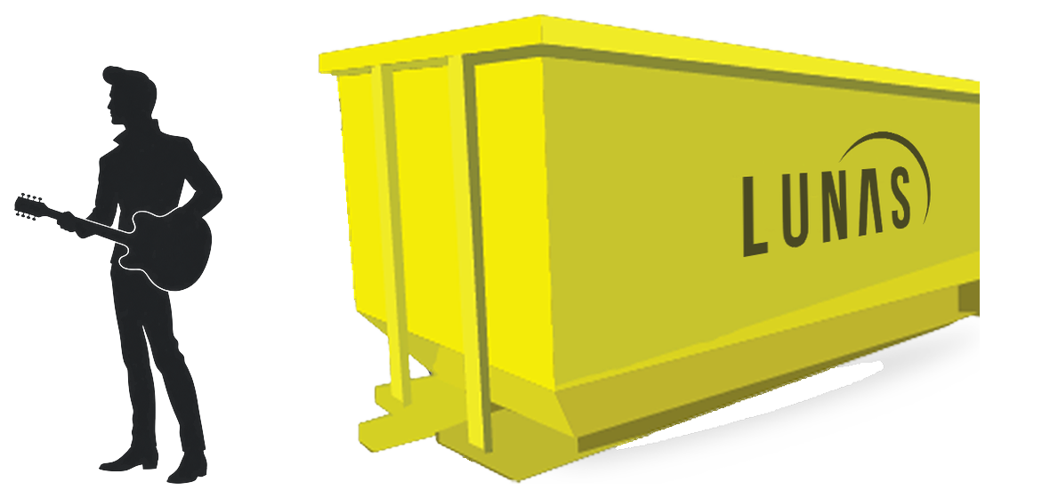 Lunas 40-yard roll-off dumpster