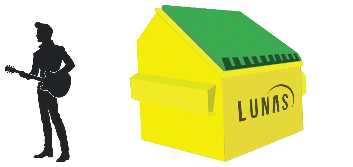 Lunas 6-yard front-load bin