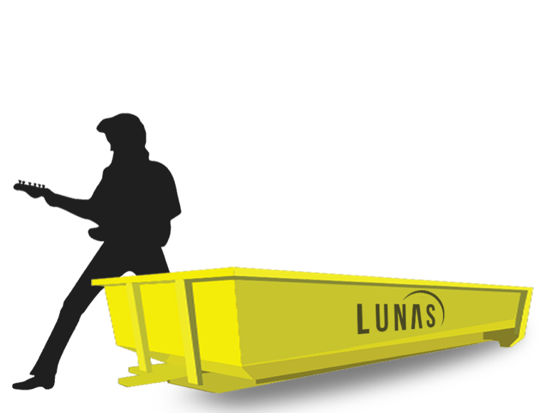 Lunas 12-yard roll-off dumpster