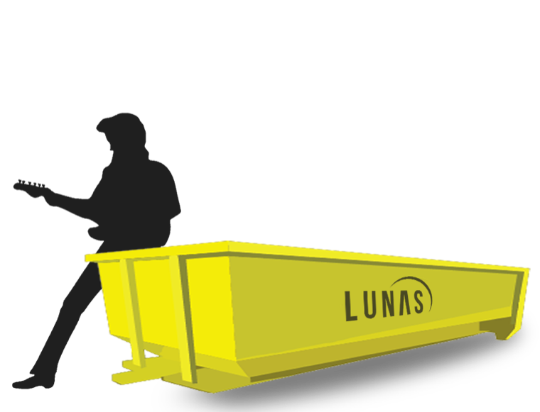 Lunas 16-yard roll-off dumpster
