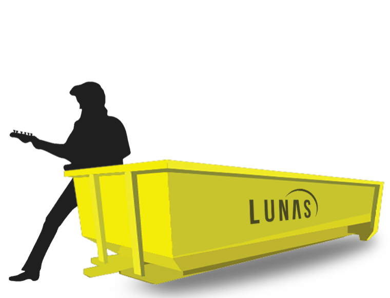Lunas 20-yard roll-off dumpster