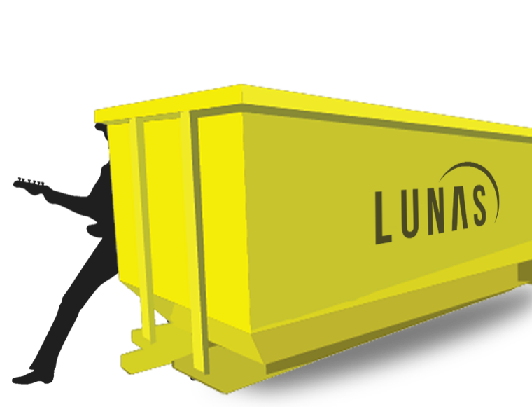 Lunas 40-yard roll-off dumpster